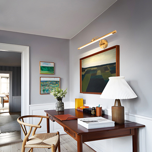 Lámpara de Pared con Espejo LED Moderna de Diseño Nuevo, Iluminación para Cuadros, Latón, Clasificación IP44, Temperatura de Color 3000K/4000K/6000K, Vida Útil de 50000 Horas - Product Image 6