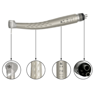 Pieza de mano quirúrgica dental de turbina de alta velocidad producida en fábrica con uso clínico de tecnología de parada instantánea - Product Image 3