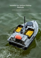 Perahu Umpan Pancing Plastik dengan Kontrol Jarak Jauh 500 Meter, GPS Presisi Tinggi, Pengaturan Kembali Otomatis, dan Kontrol Kecepatan Baterai