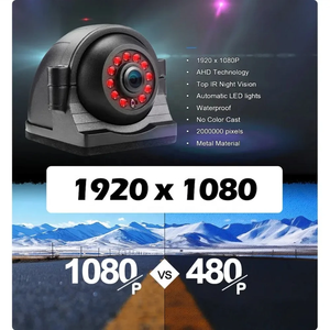 จอภาพ 7 นิ้ว 1080P AHD ระบบ DVR สำหรับรถบ้าน รถบรรทุก รถพ่วง กล้องมองหลัง มองหน้า มองข้าง จอแสดงผลแบบแบ่ง <span class=keywords><strong>4</strong></span> ส่วน กล้องติดรถยนต์ <span class=keywords><strong>4</strong></span> ตัว กันน้ำ - Product Image 5