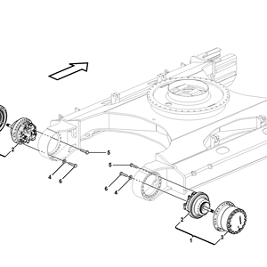 R375 R375-7 R385-9 <span class=keywords><strong>FInal</strong></span>ドライブHYUNDAI掘削機用スペアパーツ31NA-40021 TM70VC油圧トラベルモーターリダクションアタッチメント - Product Image 2