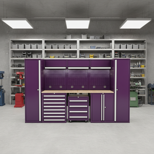 Armoire à outils roulante pour garage et atelier, couleur personnalisable, robuste, système de rangement multi-tiroirs avec <span class=keywords><strong>établi</strong></span> - Product Image 2