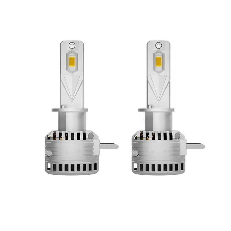 2024 Plug and Play accessori per auto fari 100W con alette di raffreddamento brevettate H1 luce LED adozione per auto lampadine NSSC