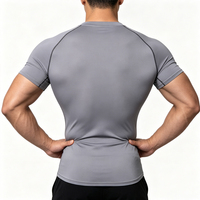 T-shirt de sport pour homme, best-seller, respirant, extensible, à manches courtes, pour la course à pied, le basketball, l'entraînement, anti-transpiration