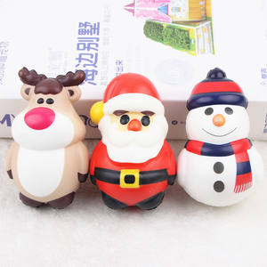 Bola de estrés blando Kawaii, árbol de Navidad de elevación lenta, muñeco de nieve, Reno, Santa, juguetes para Navidad, novedad de 2023 - Product Image 3