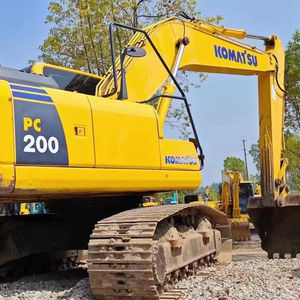Excavadora de cadenas Komatsu Pc200 usada, excavadora de 20 toneladas, excavadora de segunda mano, excavadora de alta rentabilidad, con certificación CE - Product Image 5