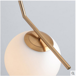 Dropshipping Shopify Modern Milk <b>White</b> Glass Globe Pendant <b>Light</b> Simple Single Head Hanging Lamp For Dining Living Bedroom - Product Image 2