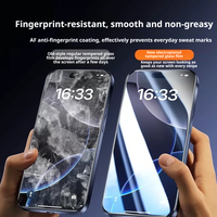 Protection d'écran pour iPhone 18 Pro, verre trempé HD 2.5D, dureté 9H, couverture intégrale, anti-empreintes digitales, anti-espionnage