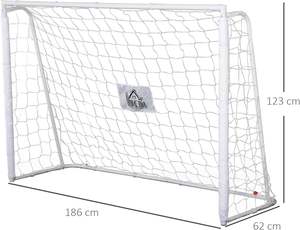 Mais <span class=keywords><strong>De</strong></span> Football - Cage <span class=keywords><strong>De</strong></span> <span class=keywords><strong>Foot</strong></span>-mais D'entraînement Dim. 186L X 62l X 123H cm-Filet Métal Châssis PE - Piquets & Outil Inclus - Product Image 6