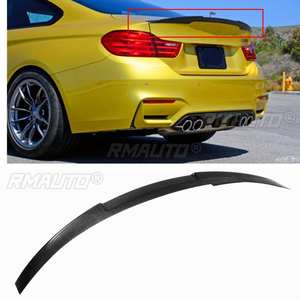 Alerón Trasero de Fibra de Carbono Real para BMW F82 M4 2015-2019, Estilo V Performance - Product Image 1