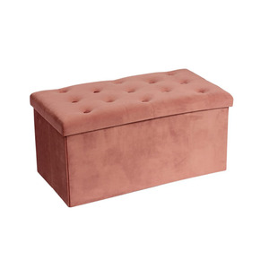 Table basse <span class=keywords><strong>de</strong></span> rangement pliable en velours, tabouret moderne, repose-pieds, <span class=keywords><strong>banc</strong></span> Long - Product Image 3