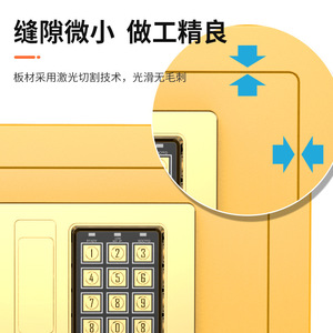 Wall Mounted Safe Stainless Steel Rectangle In Wall Security <b>Storage</b> <b>Lockers</b> For Home Office Use - Product Image 2