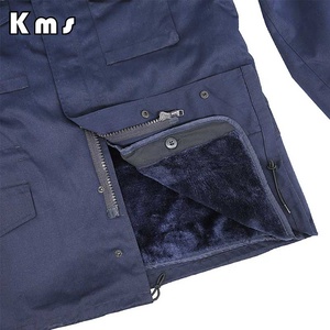 KMS-chaqueta táctica de forro polar para exteriores, forro polar transpirable de color azul, suave, de fábrica, venta al por mayor, <span class=keywords><strong>M65</strong></span> - Product Image 6