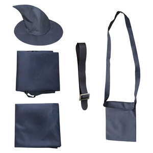 Disfraz de mago Gandalf, conjunto de 5 uds., disfraz de algodón para hombre, disfraz de fiesta de Halloween para adultos - Product Image 5
