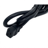 Cordon d'alimentation UPS standard britannique, prise britannique, PDU serveur vers C19, cuivre pur, trois conducteurs, haute puissance, 13A, noir, 1,5/2,5 mm²