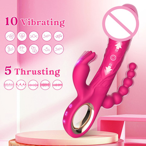 Hot Hot G Spot Thrusting Dildo Anal 3 in 1 Rabbit <b>Vibrators</b> Sex Toys for Women, Adult Sex Toys with 7 vibrating modes - Product Image 2