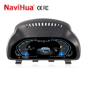 ระบบ NaviHua Linux สำหรับอัพเกรดภายในรถยนต์ BMW ซีรีส์ 5 F10 ชุดหน้าปัดดิจิตอล LCD แสดงความเร็วและข้อมูลอื่นๆ - Product Image 1