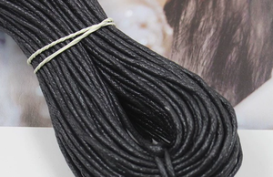 <span class=keywords><strong>Ficelle</strong></span> de coton ciré tressée de haute qualité 1ply 3ply de Offre Spéciale d'usine ronde 1.5mm 2mm pour la fabrication de bijoux fil de cordon de macramé personnalisé - Product Image 5