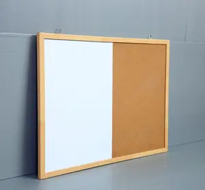学校家庭定制布告板半磁性白板和半软木板组合板