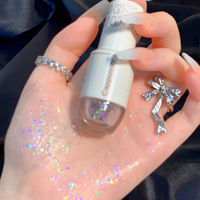 Cappuvini Starry Liquid Lidschatten-Palette High Bear Bowling Pailletten Glitter Mermaid Pearl Tears Matte Sparkle Metal Dark-Shimmer