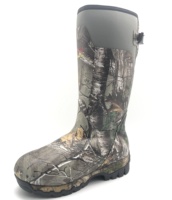 Fujin-bottes d'hiver en néoprène camouflage d'arbre véritable, bottes imperméables et isolées en caoutchouc, pour homme, hautes utilisable pour la chasse, fabrication chinoise