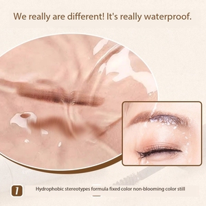 Pegamento para Cejas Líquido en Tonos Marrones, Tinte para Cejas sin Logotipo, Pegamento para Cejas Resistente al Agua, Gel para Cejas, Tinte para Cejas Color Castaño - Product Image 3