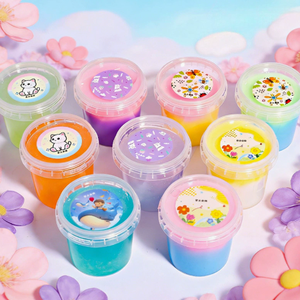 ชุดดินน้ำมันหลากสี 8 สี สำหรับเด็กอายุ 5-7 ปี ดินปั้นสำหรับเด็กผู้ชายและเด็กผู้หญิง ของเล่นศิลปะสร้างสรรค์ - Product Image 1