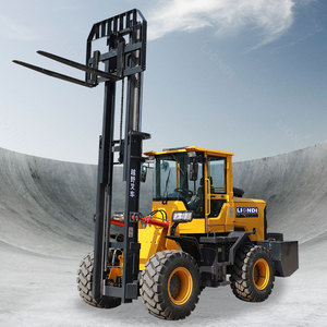 Professional <strong>Diesel</strong> Articulated <strong>All</strong> Wheel <strong>Forklift</strong> 4x4 Big Rough <strong>Terrain</strong> <strong>Forklift</strong> - Product Image 6