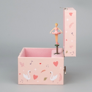 La Doyee Rotating Dancer Swan Lake Song Musical Ballerina Joyero - Product Image 5
