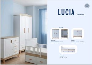 Fantástica Habitación para Bebés LUCIA, Ofrece un Espacio de Vida Estético y Práctico, Juego de Muebles Modernos para Dormitorio - Product Image 3