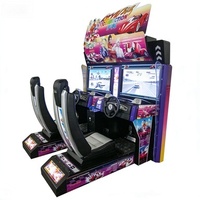 Simulador de Carreras Eléctrico QSL de Plástico, Operado con Monedas, Juego de Arcade para 2 Jugadores, Equipo para Centro Comercial