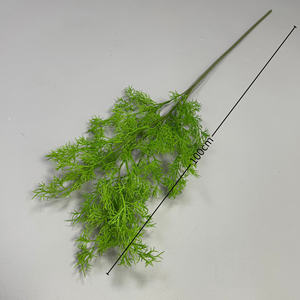 Fleurs en gel <span class=keywords><strong>souple</strong></span> colorées par pulvérisation, décoration d'arrangements floraux de mariage, tiges de pin, plantes artificielles vertes de simulation - Product Image 5