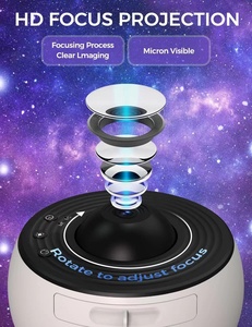 2024 caliente 12 en 1 <span class=keywords><strong>realista</strong></span> HD Focus planetario <span class=keywords><strong>proyector</strong></span> LED luz nocturna para dormitorio con cuerpo ABS estrella Luna galaxia proyectada - Product Image 4