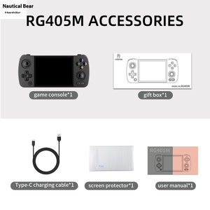 Rg 405M HD 4-Inch Màn Hình Cảm Ứng Cầm Tay Trò Chơi Giao Diện Điều Khiển Với 4500MAh Pin Wi-Fi Thông tin Liên Lạc Hỗ Trợ <span class=keywords><strong>PS2</strong></span> Giả Lập - Product Image 2