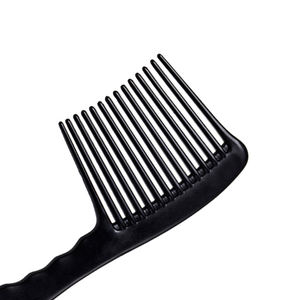 Peines de plástico negros de dientes anchos para peluquería y barbería al por mayor - Product Image 2