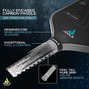 Palas de Pickleball Profesionales con Tecnología de Superficie Cargada, Sensación de Potencia, Forma Estándar, Completamente Recubiertas de Carbono - Product Image 3