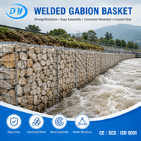Ding Yang Landscape Gabion Basket & Wall Cage, Panier gabion et cage murale en treillis d'acier galvanisé à chaud, hauteur personnalisable, construction durable
