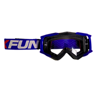 Masque de fête anti-buée ENDURO 18-Type Noir/Bleu