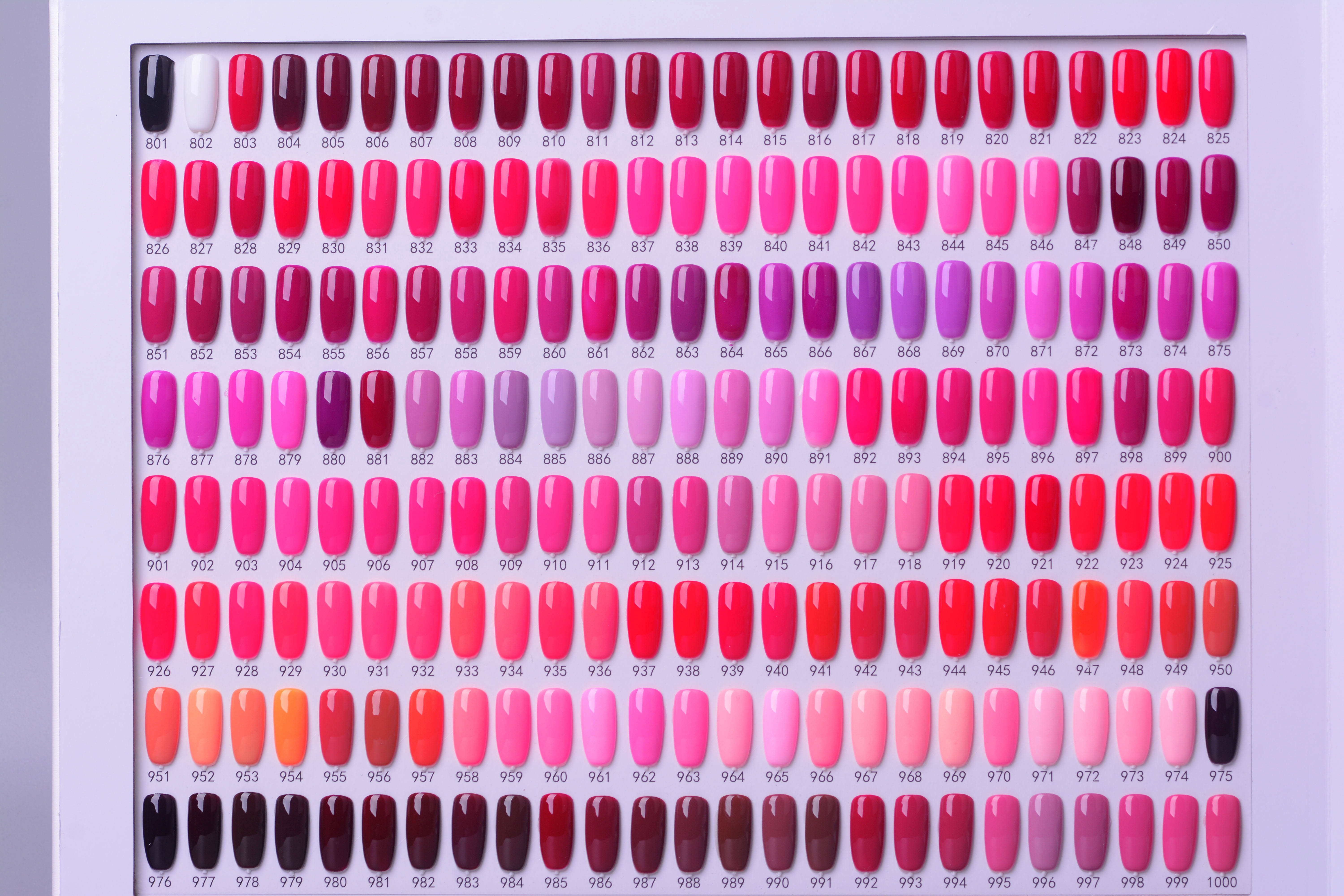 801-1000 gel en trois étapes