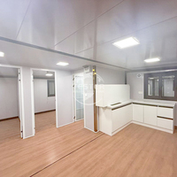 Maison conteneur extensible de haute qualité 20 pieds 40 pieds, étanche, portable, kit chambre préfabriquée pour location