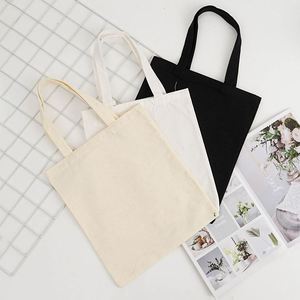Bolsa de Lona Lisa de Gran Capacidad Personalizada, Directo de Fábrica, OEM ODM, Bolsa de Compras Reutilizable Promocional, Regalos para Ferias Comerciales - Product Image 3