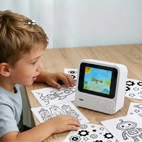 Imprimante vocale/par texte/avec notes/photographies/prise de photos/reçus/questions d'examen, machine d'impression vocale portable 58 mm, mini imprimante AI
