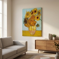 Peinture à l'huile Art Déco blanche 100% faite à la main, sur toile de coton 450 GSM, format personnalisé, en rouleau, pour la maison, Chine, vente en gros et dropshipping