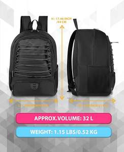 Échantillon gratuit Le plus récent style de sac à dos de basketball personnalisé en gros avec logo, sac de sport sec et humide pour le football et le basketball pour hommes - Product Image 3