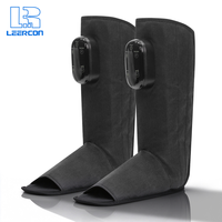 Masseur de mollets LEERCON pour la récupération sportive, drainage lymphatique, soulagement de la douleur, compression d'air pour les pieds et les jambes, relaxation et amélioration de la circulation.