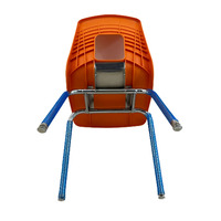 Mobilier scolaire solide Chaise à trous carrés en plastique Chaises d'université