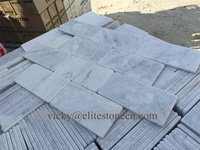 Carreaux de travertin brut de qualité supérieure, petites tuiles en bande pour extérieur, travertin ivoire