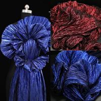 Fantôme maille plissée tissu robe scène pour robe tissu en gros tissu par mètre vêtements couture bricolage pur Polyester matériel