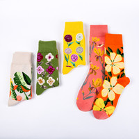 Motif alimentaire de haute qualité drôle mignon chaussettes beignet Biscuits pop-corn Sandwich chaussettes dessin animé coloré drôle chaussettes pour hommes femmes