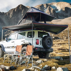 مظلات جانبية للسيارة بتصميم تلقائي للمواسم الأربعة سهلة الإعداد خيمة سقف من قماش أكسفورد من ألياف الكربون الألومنيوم في الهواء الطلق كبيرة - Product Image 4